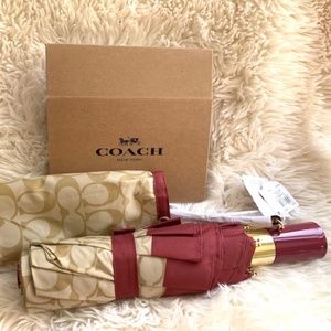 COACH Printed with Signature Umbrella